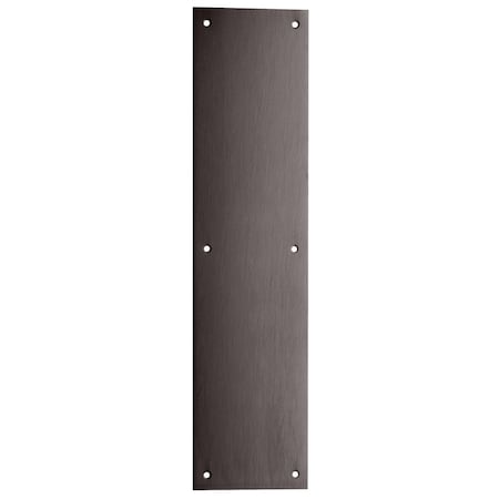 Push Plate, 4-in X 16-in, Oil Rubbed Bronze